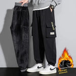 Plus Size Men's Workwear Bag Fall Loose Tappered Cargo Pant trouser - EX-STOCK CANADA