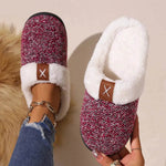 Winter Plush Slippers Fashion Thick Bottom Warm House Shoes For Women Men Indoor Bedroom Floor Slipper - EX-STOCK Canada