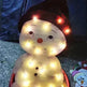Christmas Scene Decoration With LED Lights Christmas Snowman Ornaments - EX-STOCK CANADA