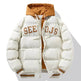 Teens Hooded Cotton Winter Coat American School Boys Sports Jackets - EX-STOCK Canada