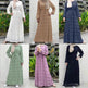 Women's Middle East Fashion Sweet Chiffon Dress Dubai Abaya dress Casual Abaya dress - EX-STOCK Canada