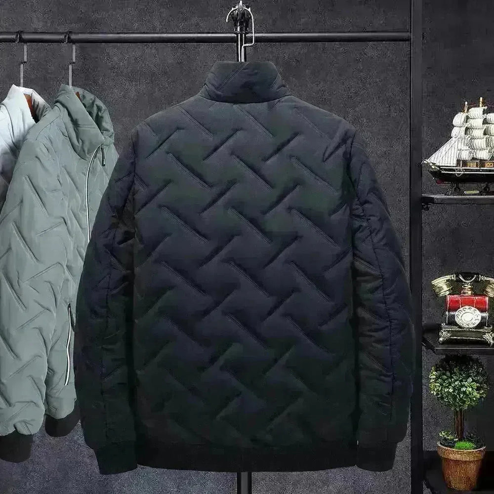 Compressed Cotton Stand Collar Men's Cotton-padded Coat Winter Coat Short Clothes Korean Style Trendy Cotton Clothing Workwear Winter Cotton-padded Jacket - EX-STOCK CANADA