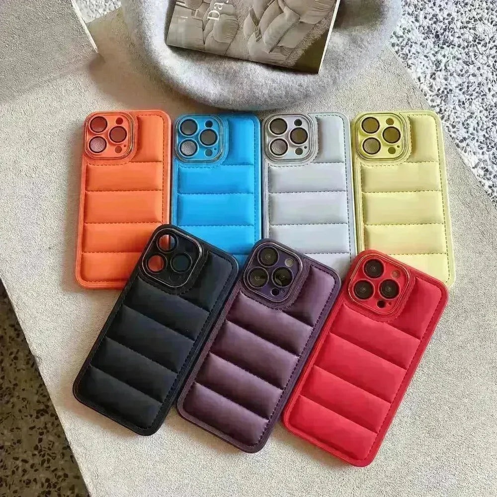 Cotton Filled Down Jacket Phone Case - EX-STOCK CANADA
