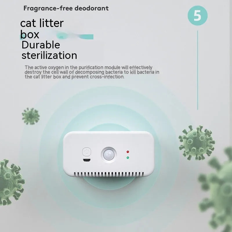 Smart Cat Litter Box Pet Deodorizer Pet Air Purifier - EX-STOCK CANADA
