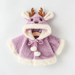 Winter New Thickened Fleece Girls' Cape | EX-STOCK product gallery photo 8