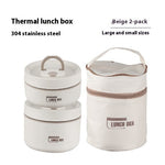 Portable Self-heating Japanese Thermal Insulation Lunch Box EX-STOCK