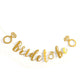 Wedding Party Decoration Banner – Glitter Pull Flag & Diamond Ring Pendant Set
