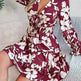 New Floral Printed V-Neck Long Sleeve Dress Fashion Ruffles Bowknot A-Line Short Mini  Skater Dress Women's Clothing - EX-STOCK CANADA