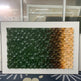 Decorative Three-dimensional Mosaic Wood Block Canvas Painting 