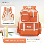 Children's Spine Protection Backpack Multi-compartment Burden Reduction Schoolbag - EX-STOCK Canada