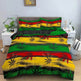 Colorful Psychedelic Weed Leaf Bedding Set - EX-STOCK Canada