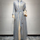Middle East Muslim Evening Ruffle Sleeve Two-piece Suit Dress - EX-STOCK Canada