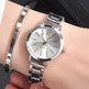 2pcs Narrow Strap Steel Strap Bracelet and Quartz Watch women - EX-STOCK Canada