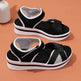 Summer Mesh Chunky Cross-strap Platform Sandals With Velcro-design Thick Sole Flats Beach Shoes Women - EX-STOCK Canada