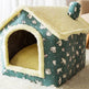 Foldable Dog House Pet Cat Bed Winter Dog Villa Sleep Kennel Removable Nest Warm Enclosed Cave Sofa Pets Supplies - EX-STOCK Canada