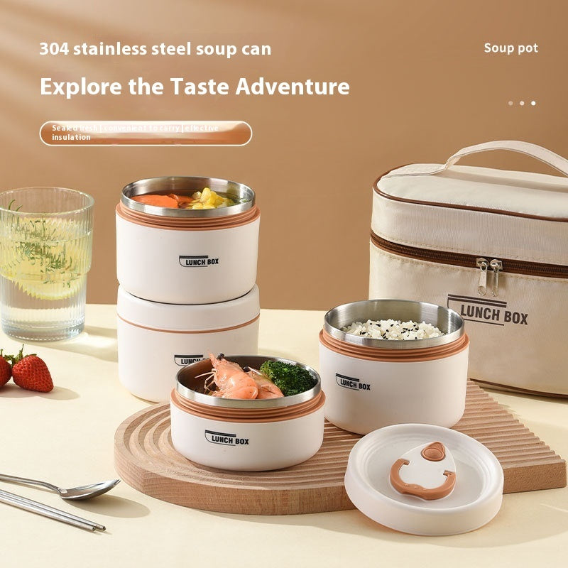 Japanese 304 Stainless Steel Insulated Lunch Box EX-STOCK