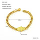 Fashion Stainless Steel Cuban Link Chain Bracelet Numbers - EX-STOCK CANADA