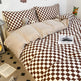 Solid Color Double Stitching Washed Cotton Duvet Cover Bedding EX-STOCK Canada 
