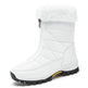 Winter Waterproof Snow Boots Women's Mid-calf Front Zipper - EX-STOCK Canada