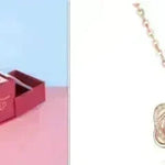 Hot Valentine's Day Gifts Metal Rose Jewelry Gift Box Necklace For Wedding Girlfriend Necklace Gifts - EX-STOCK CANADA