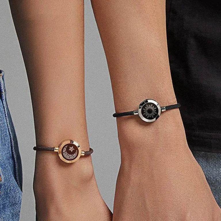 Lovers Sun-Moon Smart Sensing Couple Bracelet - EX-STOCK Canada