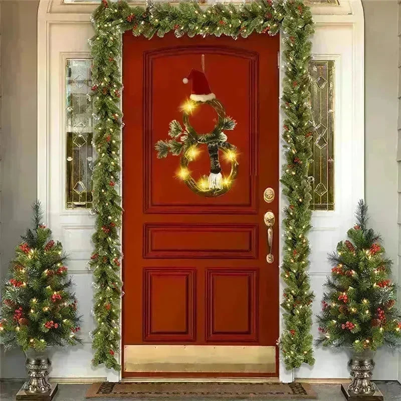 Christmas Decorations Christmas Lights Decoration Vine Circle - EX-STOCK CANADA