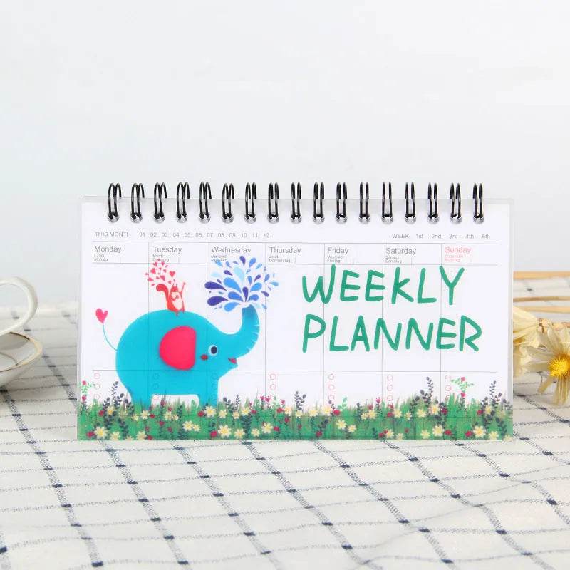 Cartoon tearable week planner - EX-STOCK Canada