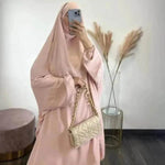 Casual Plain Umrah and Haji Abaya Robe Dress for ArabArab Middle East Women - EX-STOCK Canada