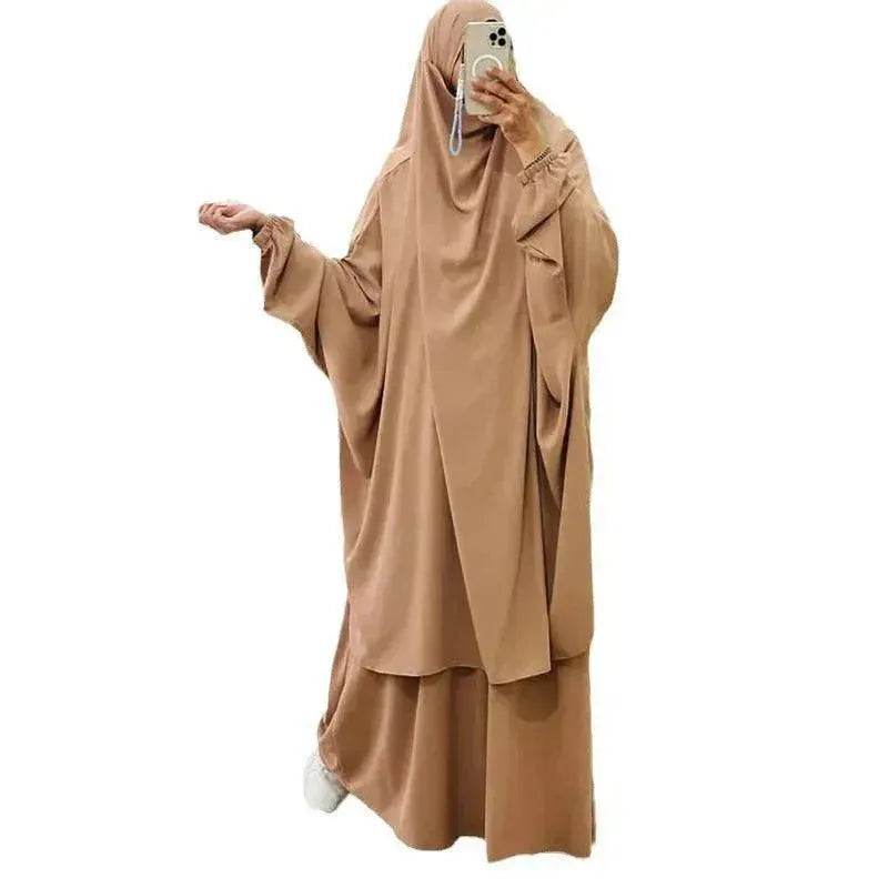 Casual Plain Umrah and Haji Abaya Robe Dress for ArabArab Middle East Women - EX-STOCK Canada