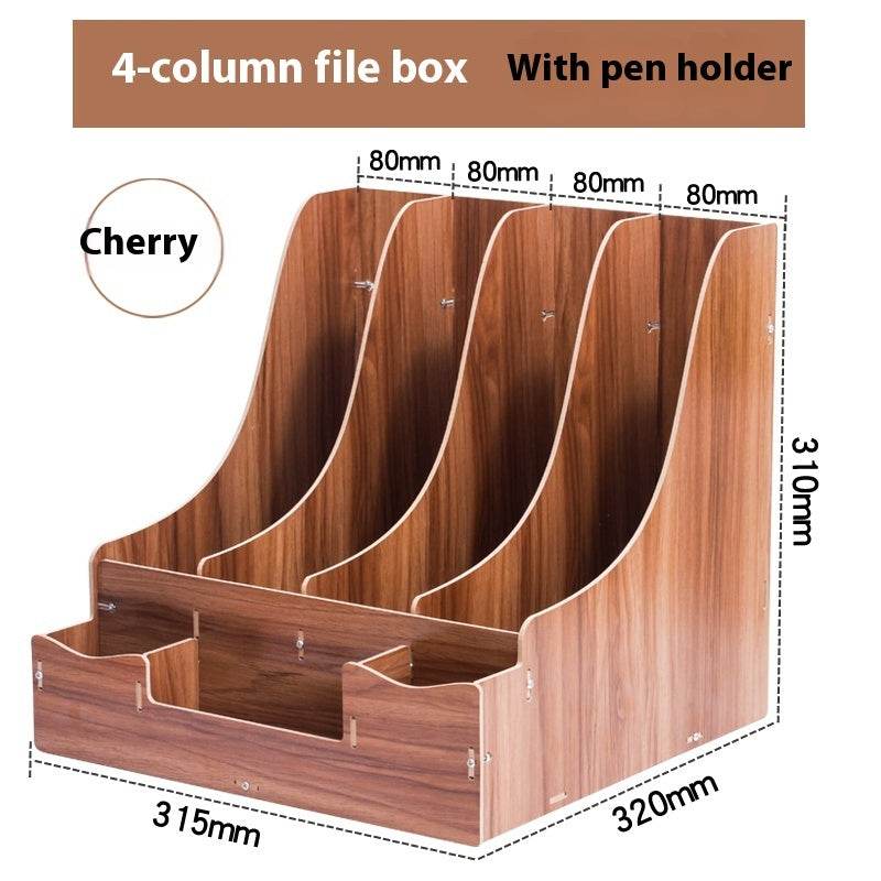 Minimalist Wooden Desk Organizer Office Table Organizer - EX-STOCK Canada
