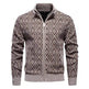 2025 Fall Winter Men Fleece-lined Thick Stand Collar Sweater Cardigan for men - EX-STOCK Canada