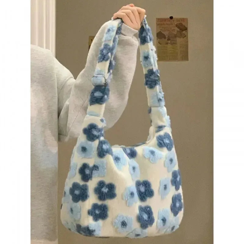 New Large Capacity Fur Bag Women's Bag Casual All-matching - EX-STOCK CANADA