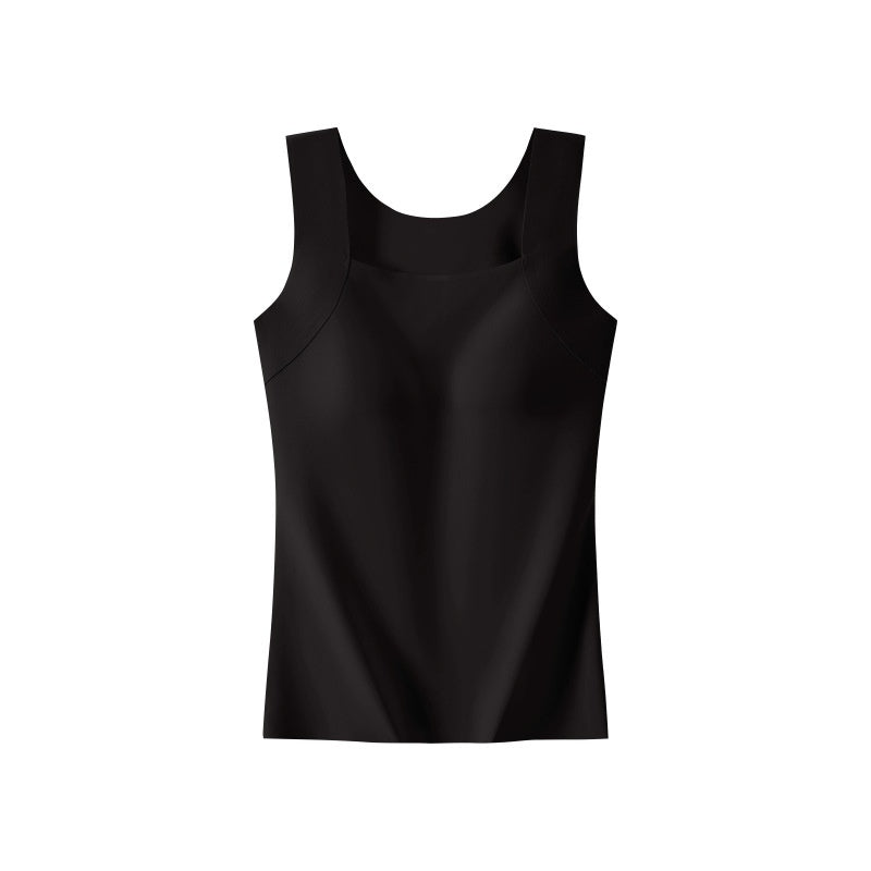 Black tank top on a white background