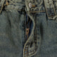 Punk Distressed Washed Denim Jeans Cargo Pant  Men - EX-STOCK CANADA