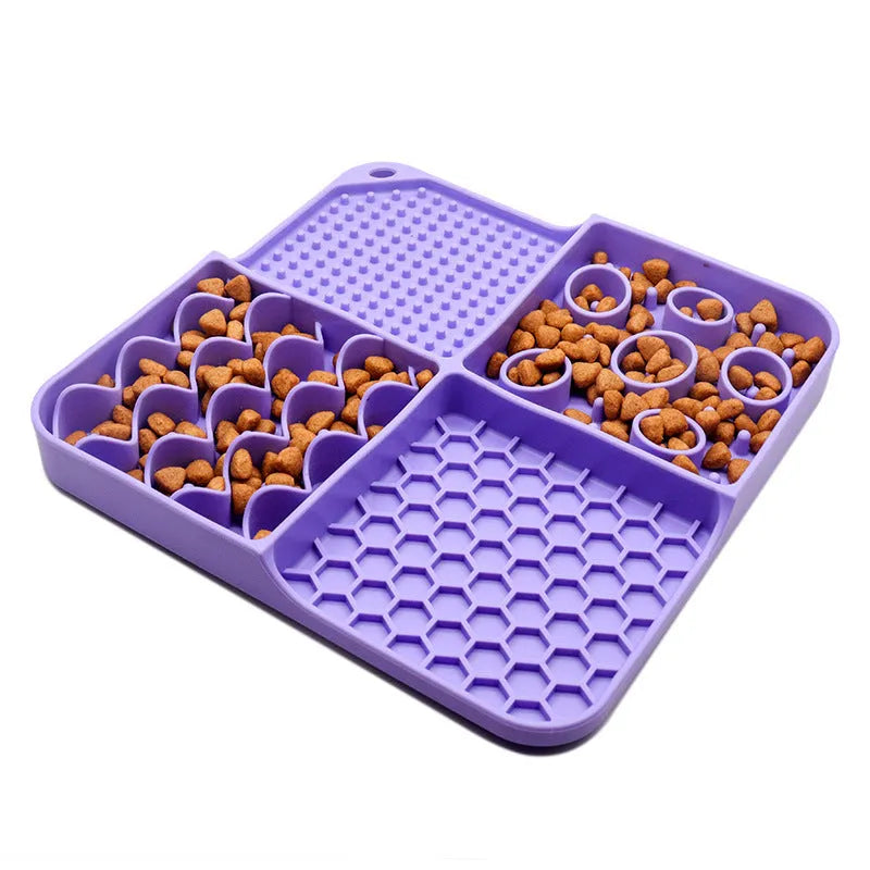 Silicone Pet Licking Mat Cat Dog Lick Mat - EX-STOCK CANADA