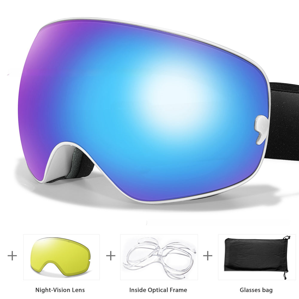 Men's And Women's Anti-fog Card Myopia Glasses Coated Large Spherical Eye Protection Ski Mountaineering Equipment EX-STOCK Canada 