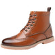 Bottes Martin britanniques pour hommes – Chaussures en cuir décontractées hautes pour affaires