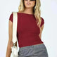 Slim Fit Backless Crop Top Summer Charming Breathable Short Sleeve  Low Back Top  Tank Top for Women - EX-STOCK CANADA