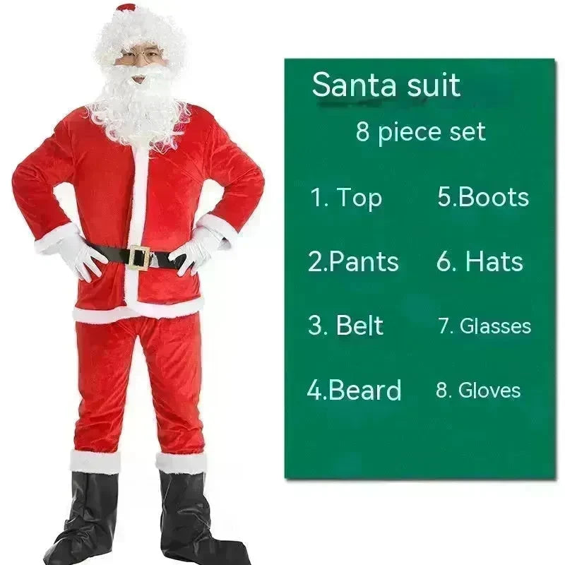 Christmas Costume Men's And Women's Clothing Full Set Performance Costume - EX-STOCK CANADA