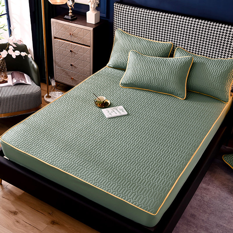 Quilted And Thickened All-inclusive Dust-proof Single-piece Fitted Sheet EX-STOCK Canada 