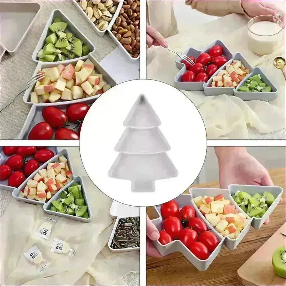 Creative Christmas Tree Fruit Platter Tray - EX-STOCK CANADA