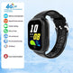 Smartwatch with 4G LTE compatibility features on a light blue background