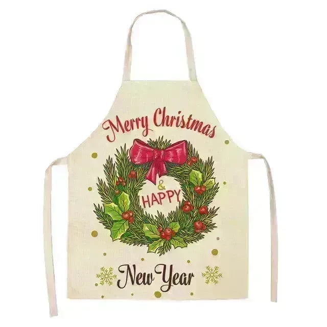 Personalized Christmas Aprons gifts idea for chefs bakers - EX-STOCK CANADA