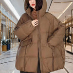 Plus-size Down Jacket In Anhui Red Casual Fashionable Extra-thick And Super Warm - EX-STOCK Canada