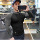 Workout Clothes Contrast Color Slim Fit T-shirt Men - EX-STOCK CANADA
