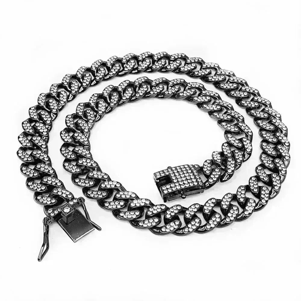 Zinc Alloy Wide Hip Hop Cuban Link Chain Necklace - EX-STOCK CANADA