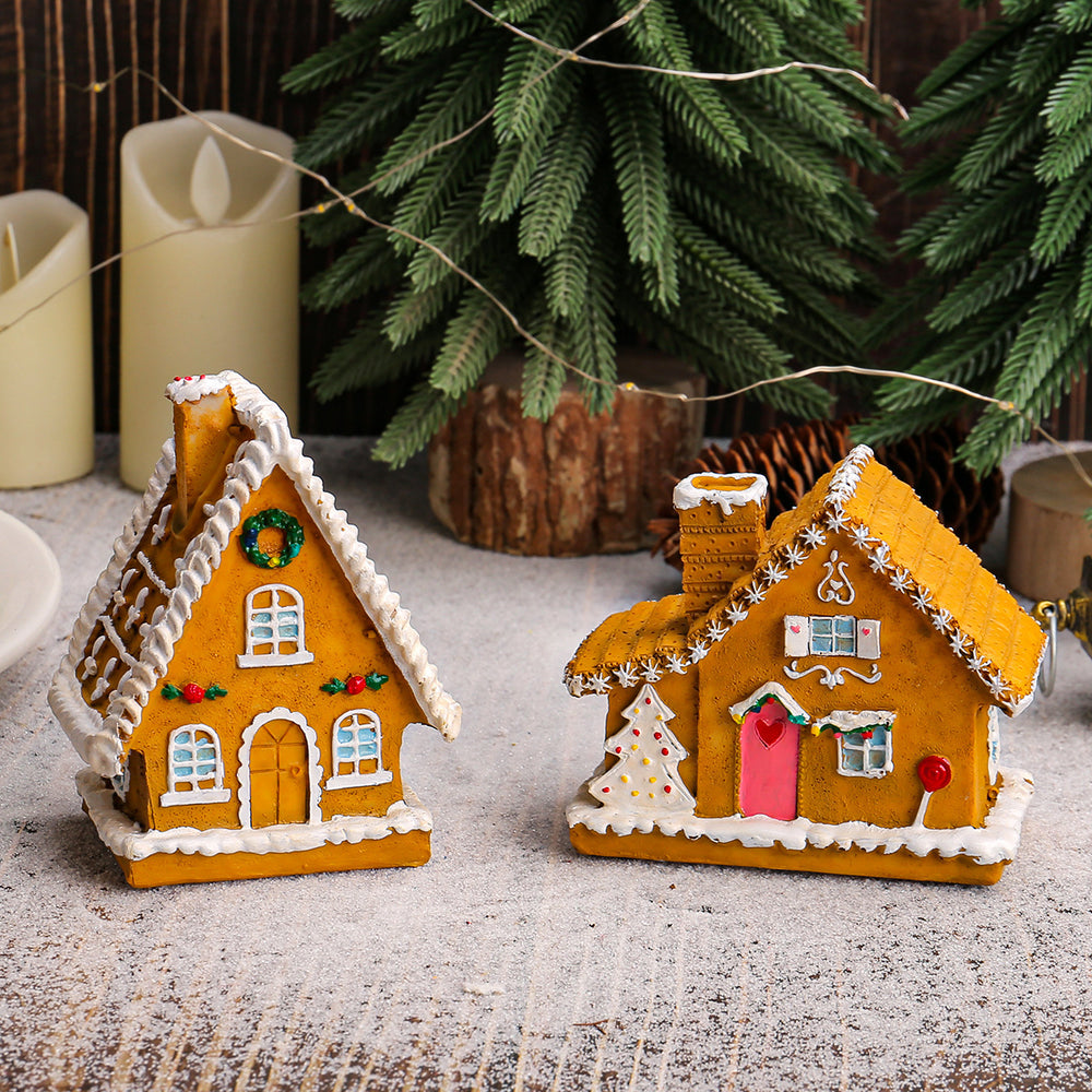 Christmas Small House Micro Landscape Luminous House Furnishings Ornaments EX-STOCK Canada 