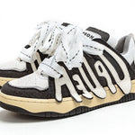 Men's & Women's Retro Thick Sole Leather Sneakers – Alphabet Sports Shoes