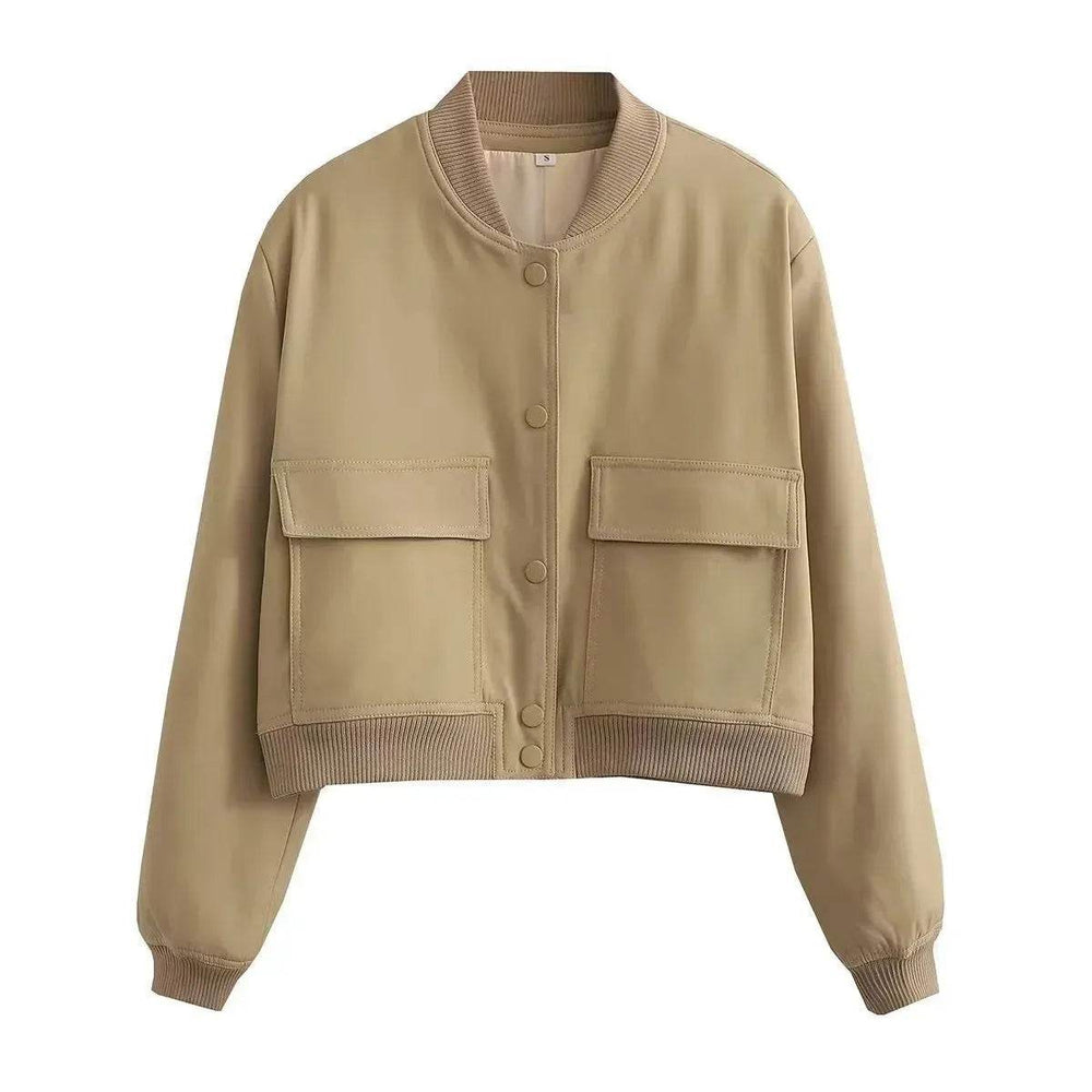 Fall Single Breasted Cashmere Cropped Jacket for women - EX-STOCK Canada
