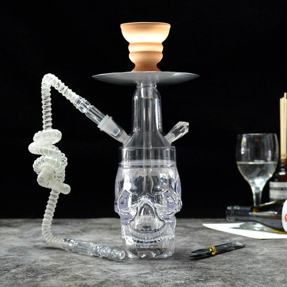 Arabian Acrylic Hookah With Illuminated Skull - EX-STOCK Canada